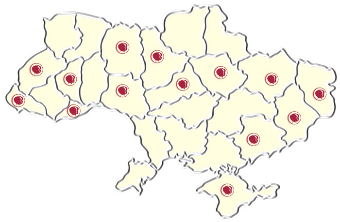 Карта Украины